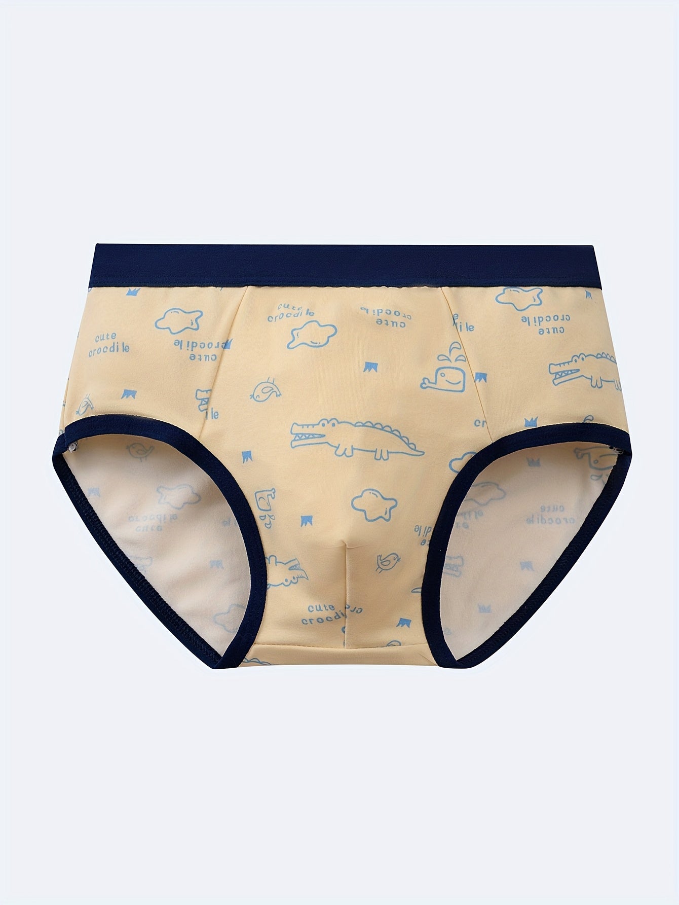 Kit Cueca Infantil – 8 Peças com Estampas Divertidas de Animais