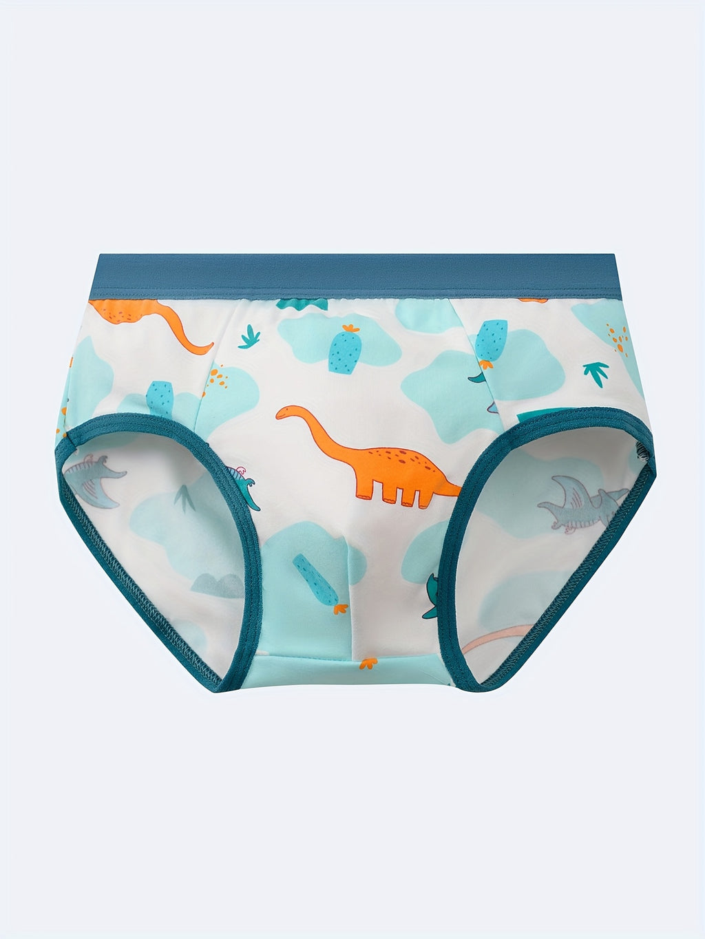 Kit Cueca Infantil – 8 Peças com Estampas Divertidas de Animais