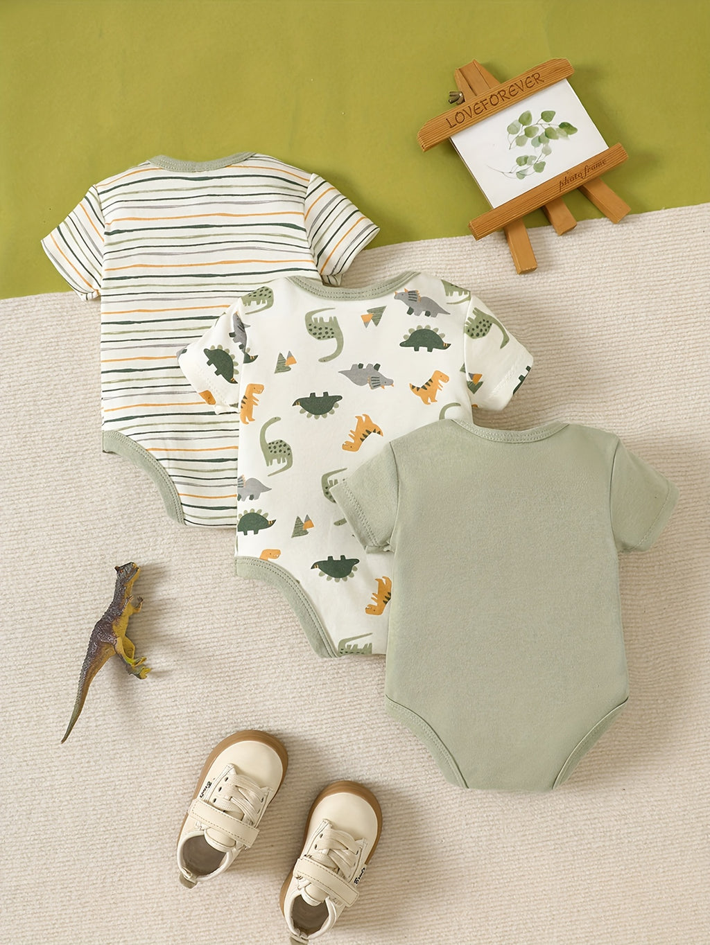 Kit Body Bebê Cozy Comfort – 3 Peças com Estampas de Animais