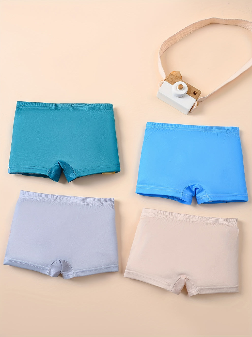 Kit Cueca Infantil Menino – 4 Peças com Estampas Divertidas