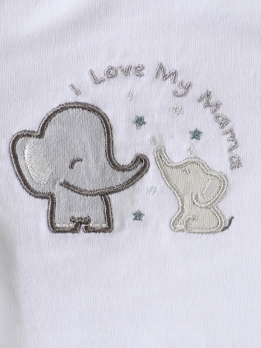 Kit Body Bebê Cozy Comfort – 10 Peças em Algodão com Bordados de Urso e Elefante