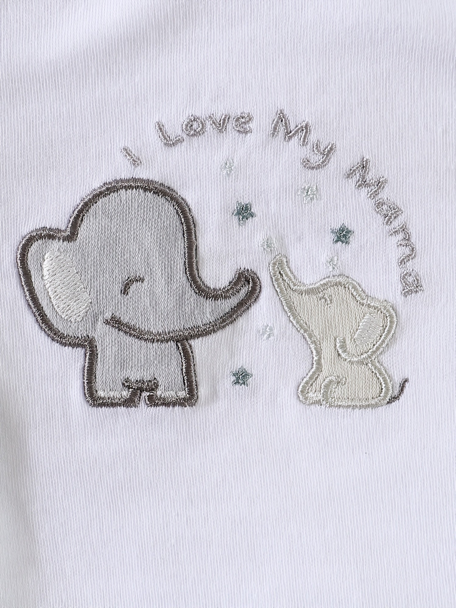 Kit Body Bebê Cozy Comfort – 10 Peças em Algodão com Bordados de Urso e Elefante