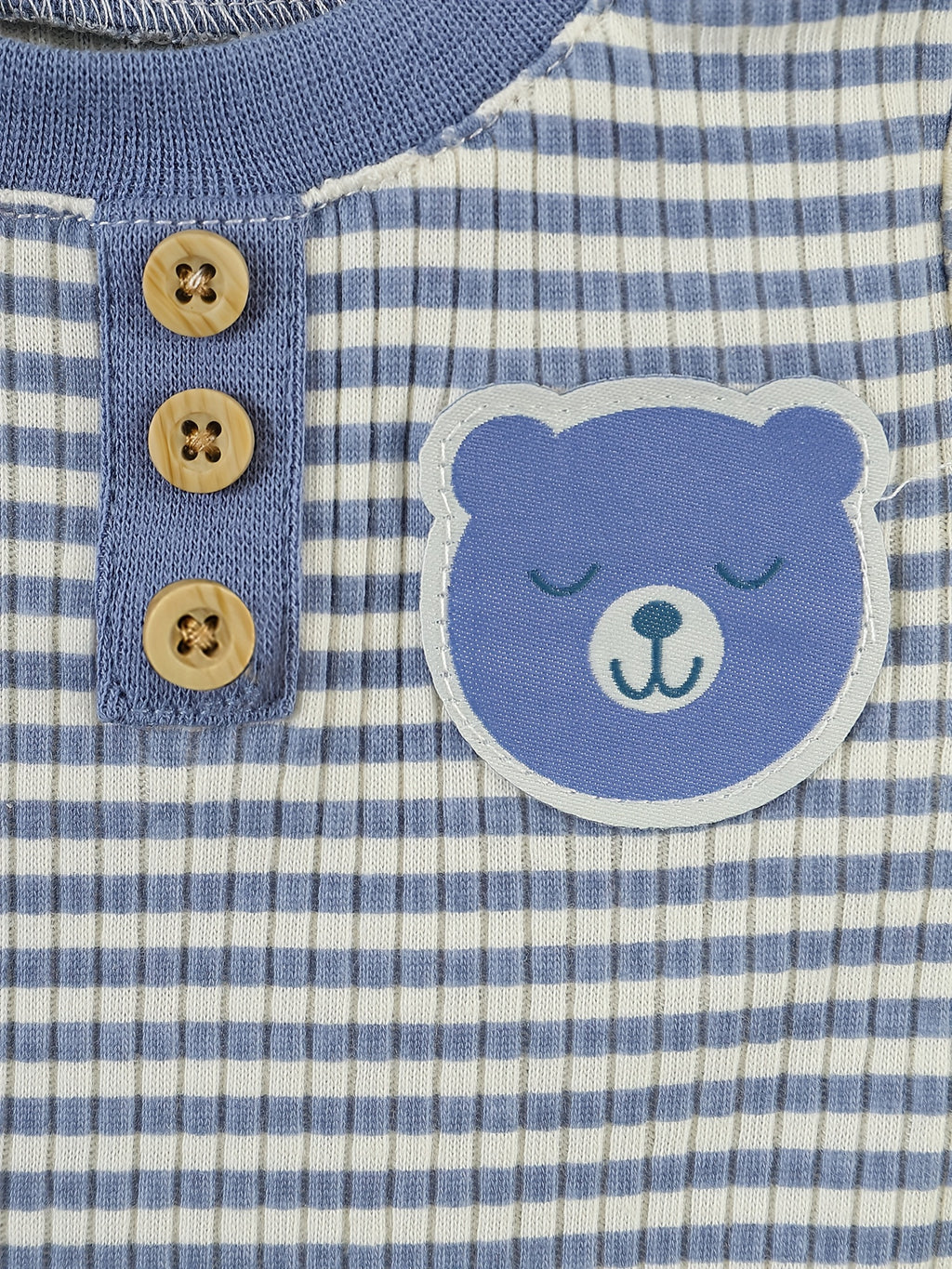 Kit Body Bebê Cozy Comfort – 10 Peças em Algodão com Bordados de Urso e Elefante