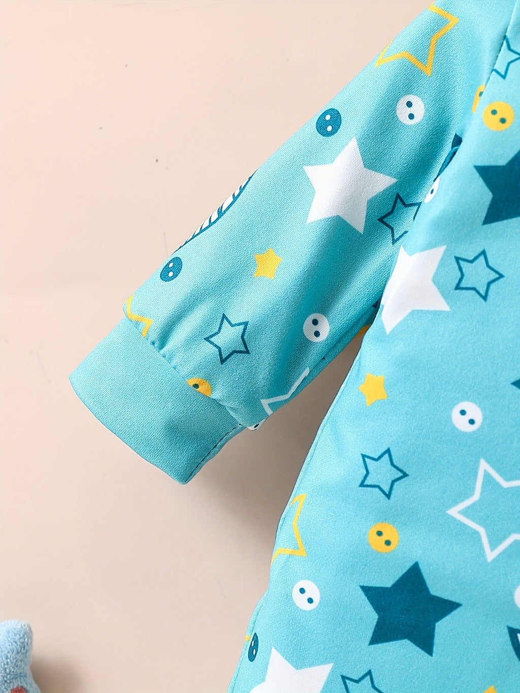 Conjunto Bebê Celestial Dino – Kit 6 Peças com Estampa de Estrelas e Dinossauros