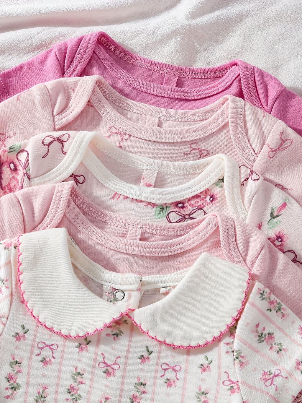 Kit Body Bebê Summer Breeze –  5 Peças em Algodão Leve e Respirável