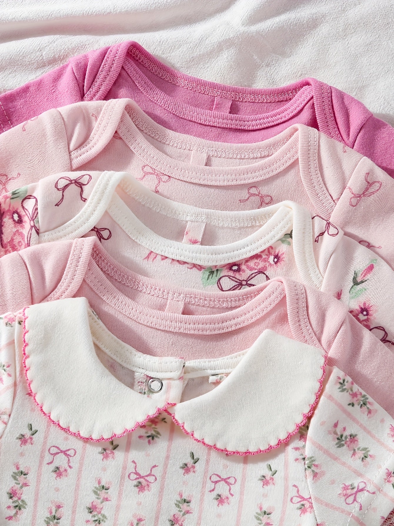 Kit Body Bebê Summer Breeze –  5 Peças em Algodão Leve e Respirável