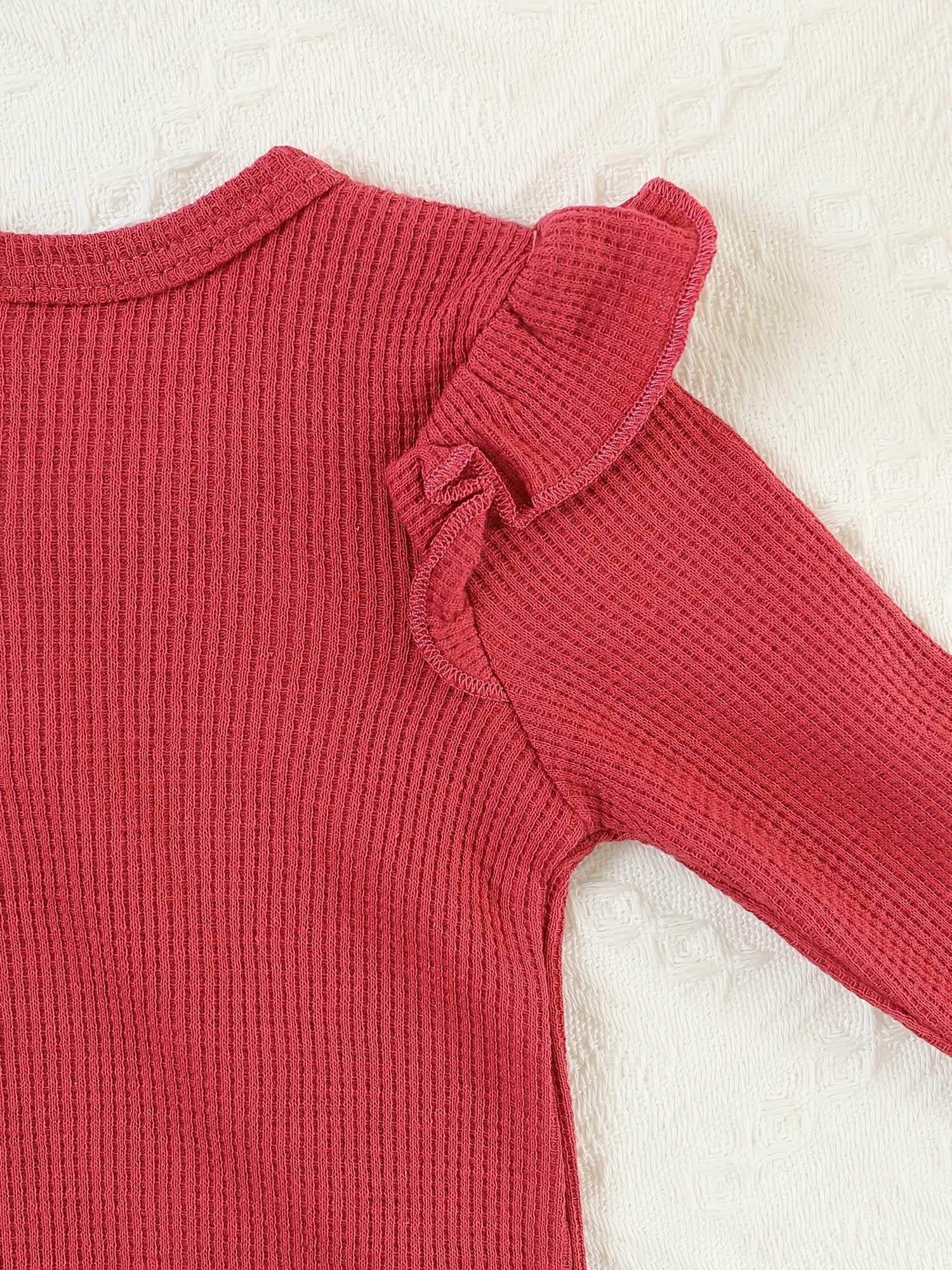 Conjunto Bebê Cozy – Kit 3 Peças com Body Tricotado e Detalhes em Renda