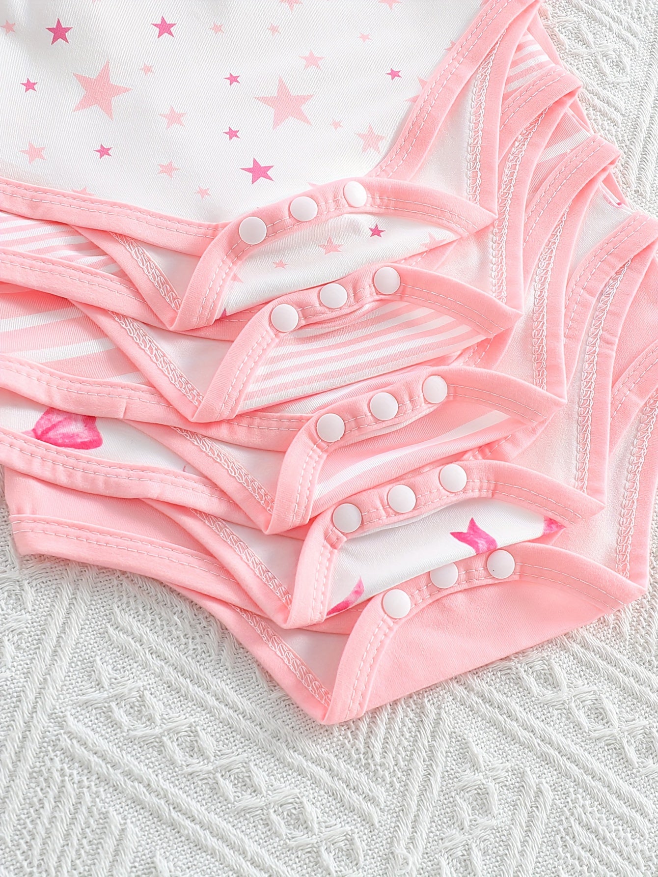 Kit Body Bebê Starry Dreams – Conjunto 3 Peças com Estampa de Estrelas