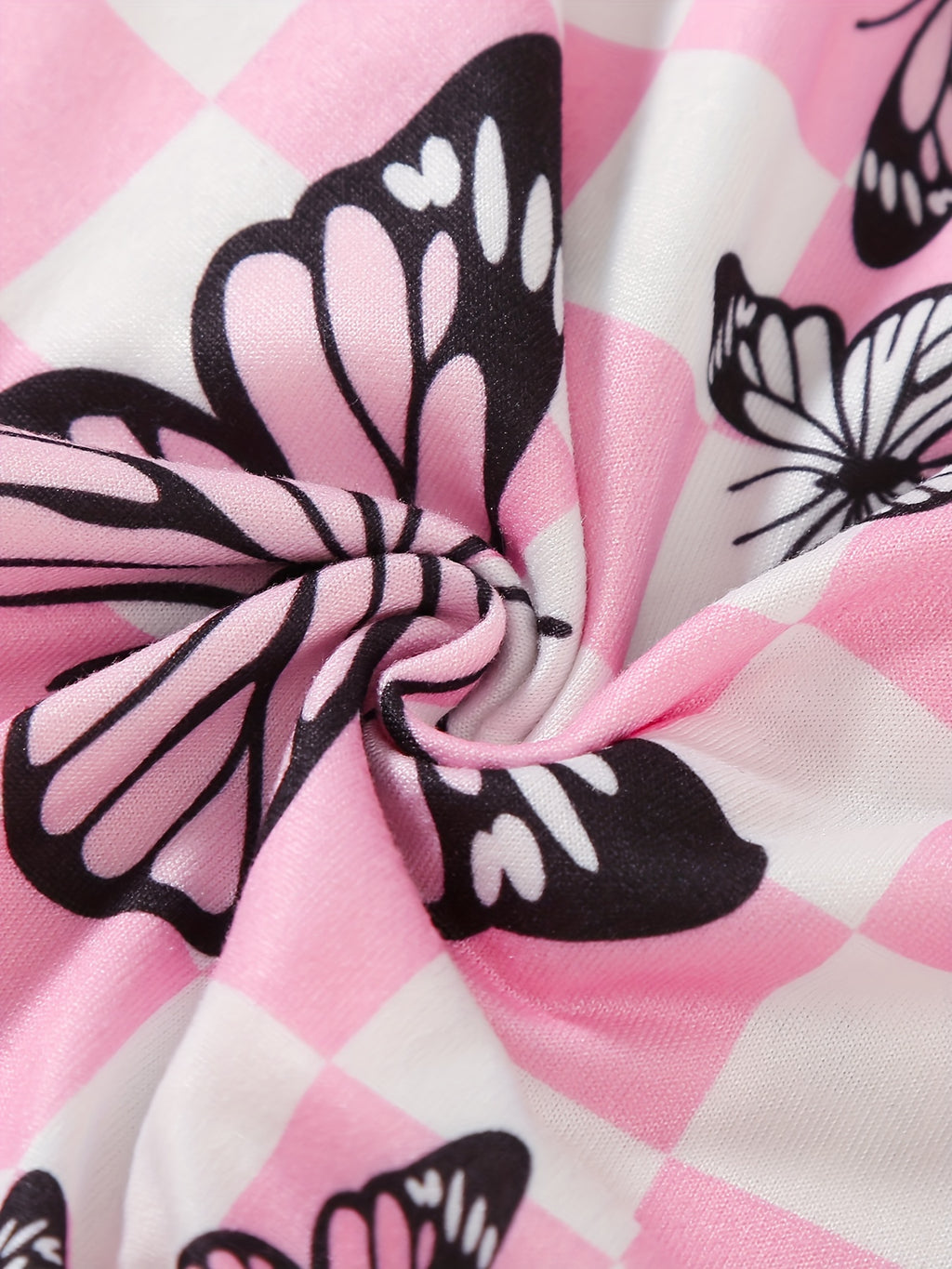 Kit Romper Bebê – 2 Peças Florais com Borboletas e Sapatinhos